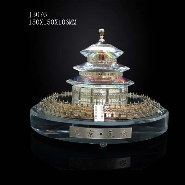 Jingrui 3D Crystal Temple Of Heaven Miniature Building Model For Souvenir JB076