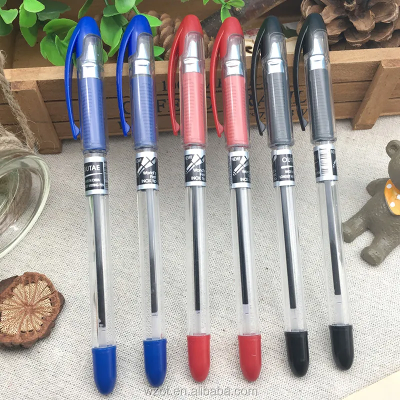 Plastic Cheapest Ball Pen High Quality custom school supply stationery Ball Point Pen Promotional Pen Multicolor OT-317-A