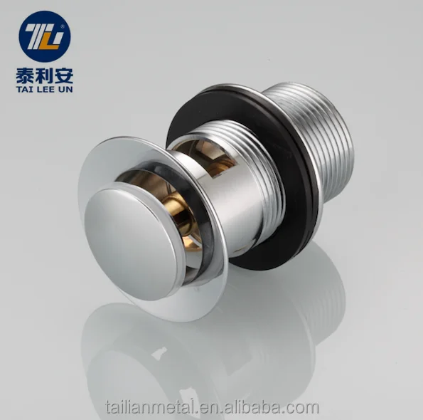 
Sanitaire sink drain fittings basin pop-up brass waste for bathtub 