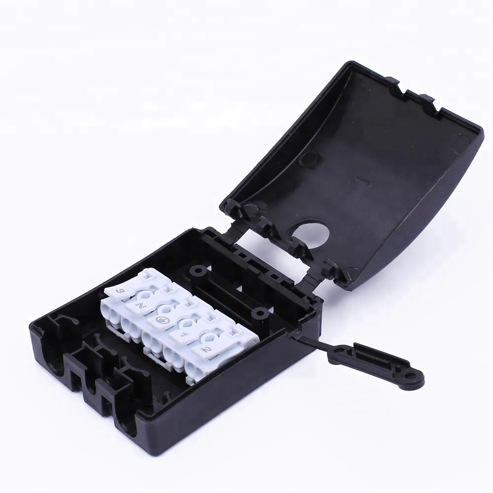 16A 450V plastic 5 way wire connector electrical junction box for down light