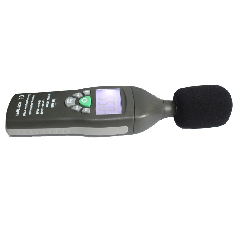 sound level volume noise Db test The decibel meter 30--130db
