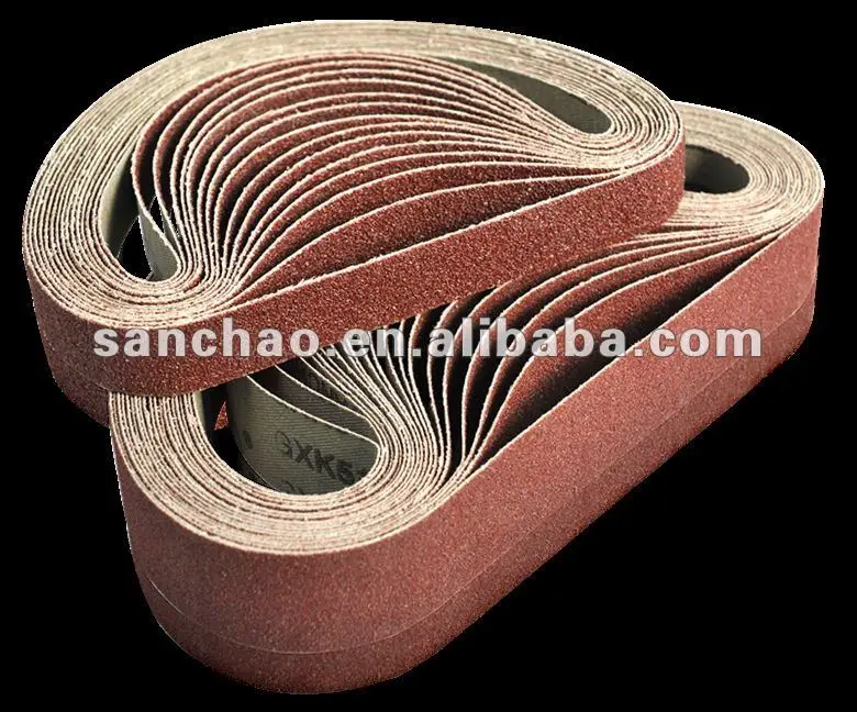 Sanchao sanding paper belt/K51 abrasive belt/ aluminium oxide sand belt