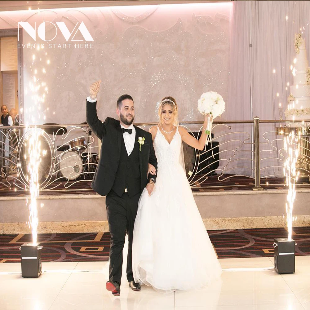 Wedding Festival Stage Cold Pyrotechnics Sparkle Machine Fireworks Pyro Fountain