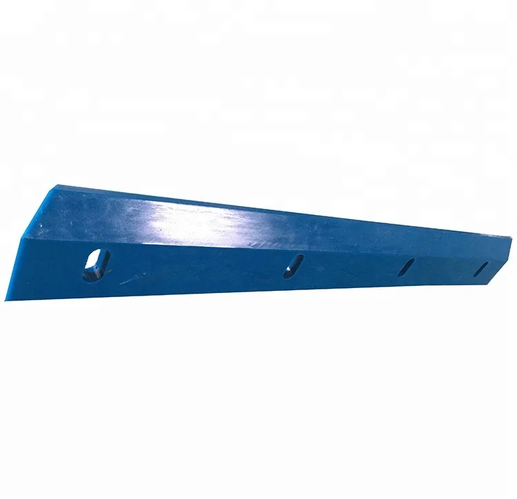 Polyurethane Plow Conveyor Belt Cleaning Blades Poly Urethane Diagonal Plough Blade Vee Plows Tertiary Scrapers