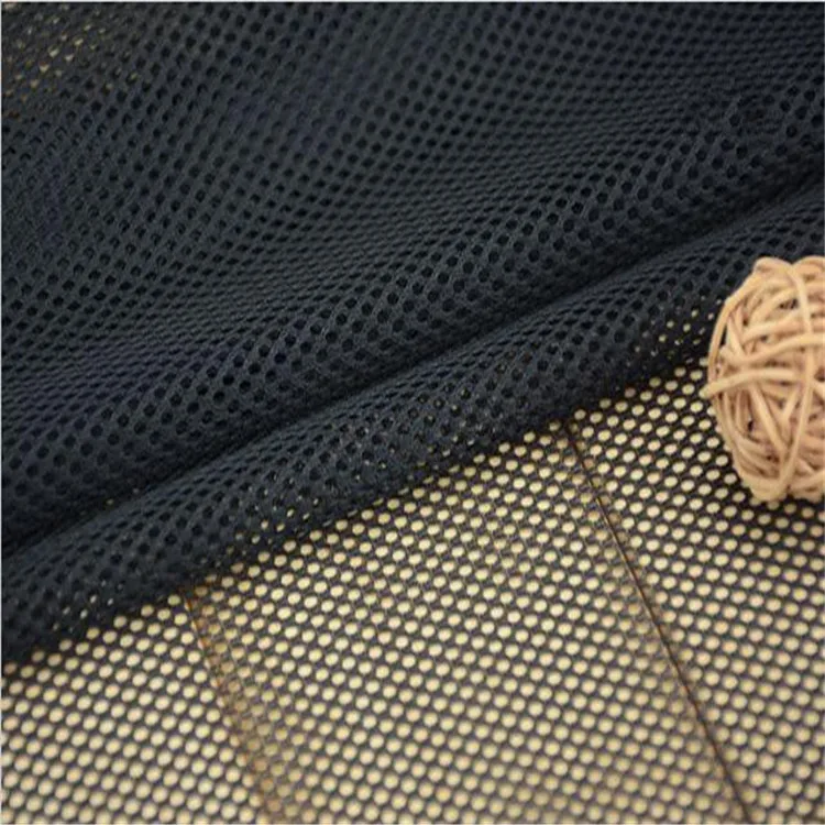 Wholesale 100% polyester air mesh fabric for hats sports wear cheap price handmade DIY fleece fabric