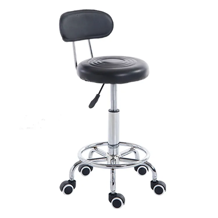 Modern New Design Style  Furniture Colorful Saddle Adjustable Seat Bar Stool With Back