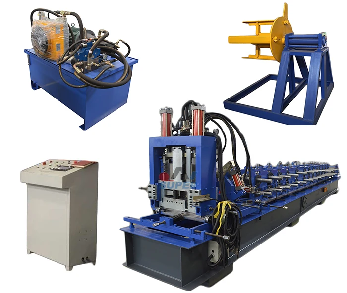 
C&Z Purlin Design Roll Forming Machine For Steel Frame 
