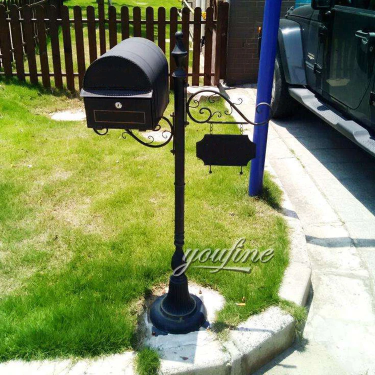 
European Style Cast Iron Mailbox 