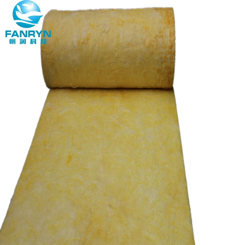 10Kg/M3 100Mm Glass Wool Heat Insulation Materials Sound Isolation Glass Wool For Air Condition Duct