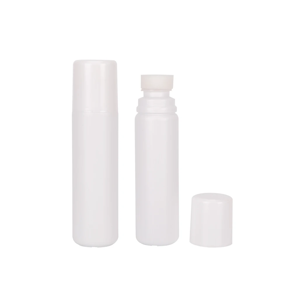 High Quality PZ777 Liquid Polish Shampoo PE Plastic Bottle Container Bottle Empty 60 75 ml Package Jar Fit Sponge Applicator Cap