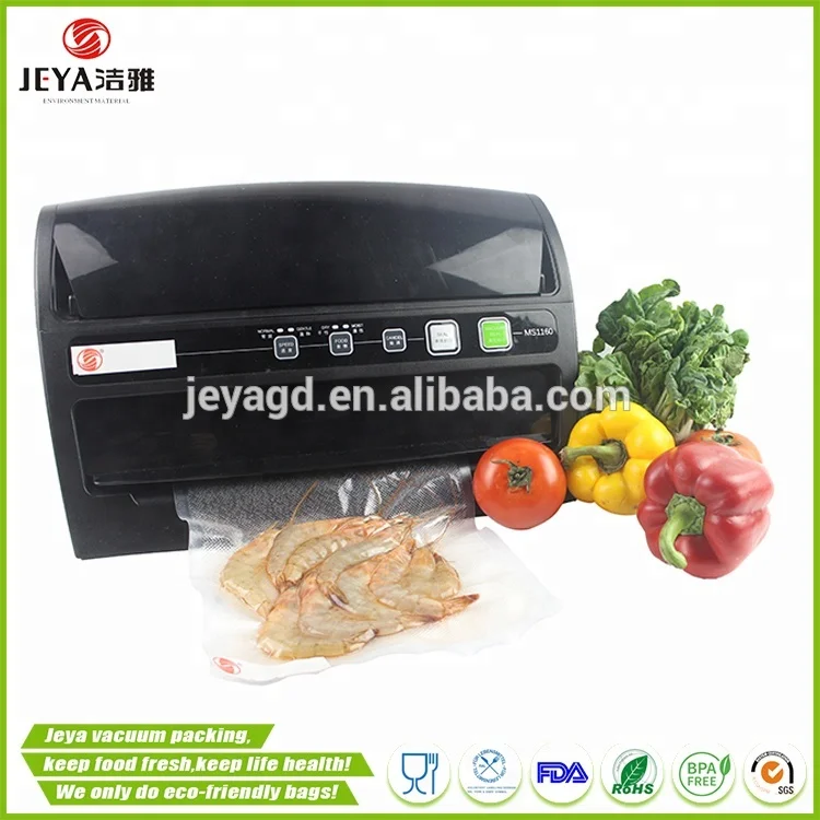 
embossed vacuum sealed bag Food saver vacuum sealer nylon pe vacuum bag 