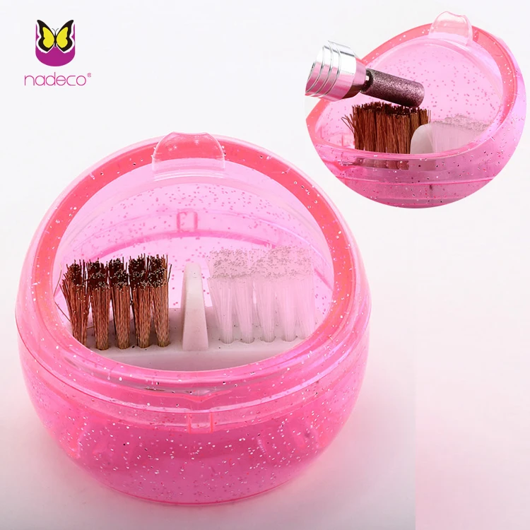 Mini Nail Drill Bit Cleaner Electric Nail Art Tools Nail Drill Machine Cleaner