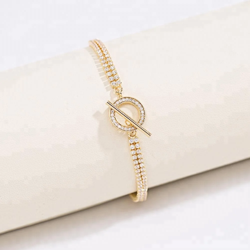 
Fashion brass aaa cz zircon jewelry cicret femme chain bracelet m2 smart bracelet for girls 