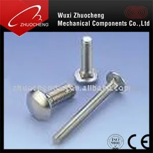 Болт с квадратной горловиной