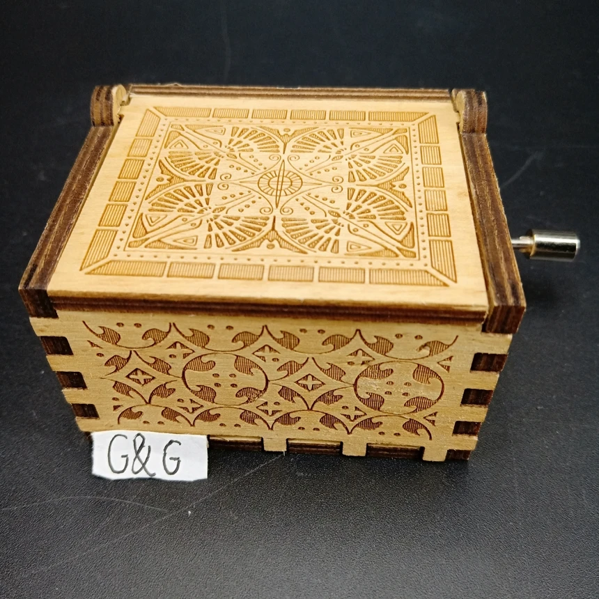 Оптовая продажа, деревянная Музыкальная шкатулка на заказ, подарочная шкатулка, подарок на день матери