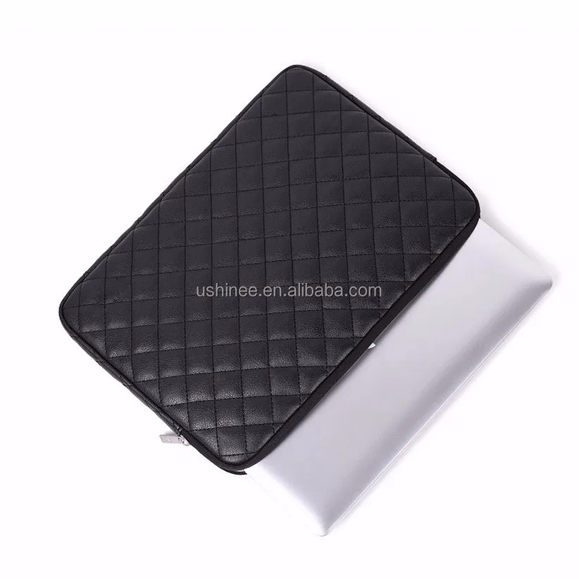 Elegant classic PU leather tablet laptop bags for women for girls