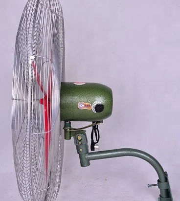 26 30 inch Hot Sell Heavy Duty  Osciallating Metal Industrial electric Wall Mounted Blade Fan with Copper Motor ventilator