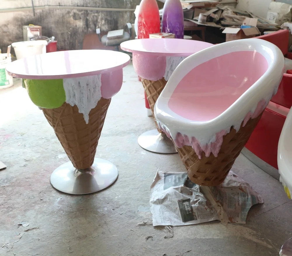  Мебель для ресторана магазина gelato стулья мороженого конусная мебель стул и