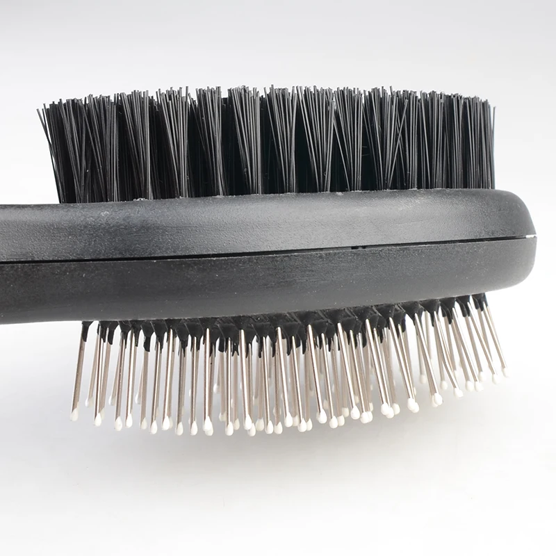 Cat Dog Double Sided Pin bristles Comb Brush For Pet Grooming