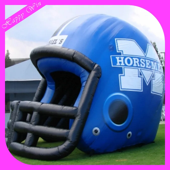 Commercial advertising baseball inflatable sports helmet large inflatable football helmet for sale