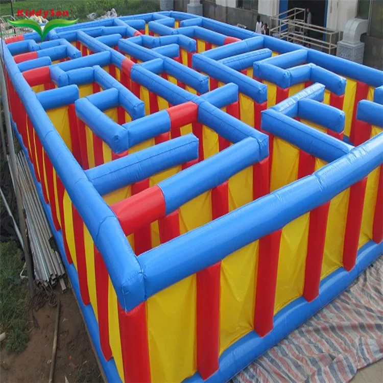  Забавный надувной лазерный Лабиринт для спорта на открытом воздухе мини-лабиринт