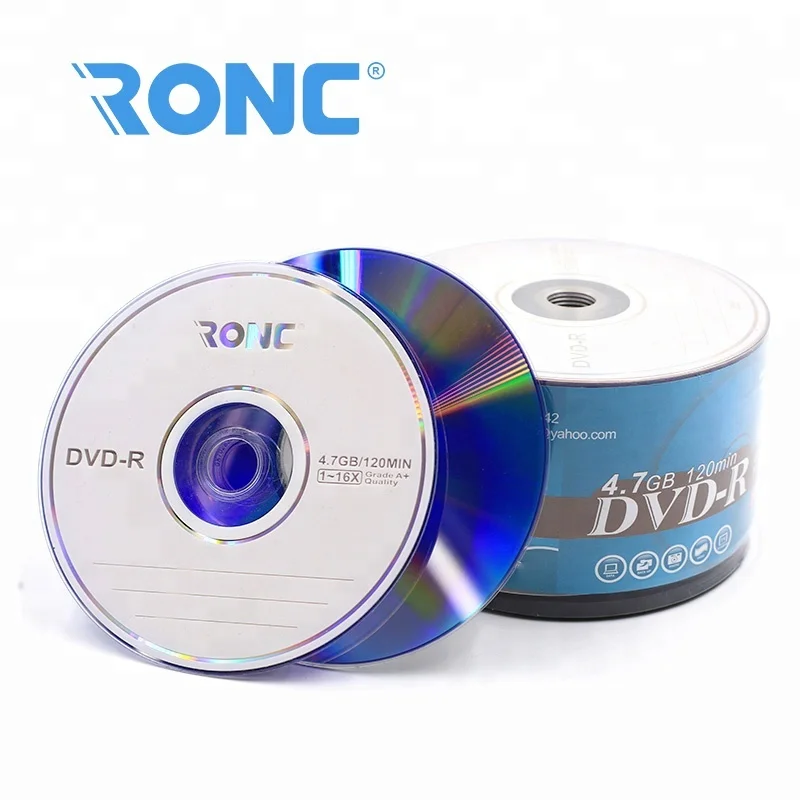 4.7GB 16x  120min white inkjet printable dvd-r - 50 Disc packing