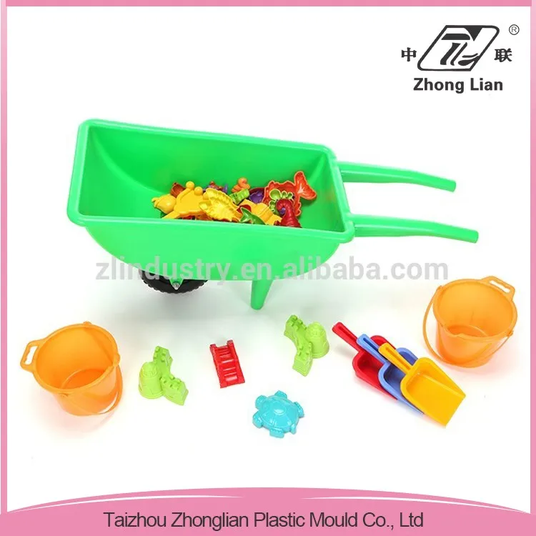 
Plastic stable durable quality home children kindergarten furniture wheelbarrow wholesale outdoor sand beach toy 