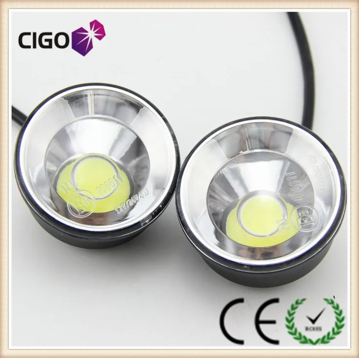 2014 new product cob led drl round for universal car