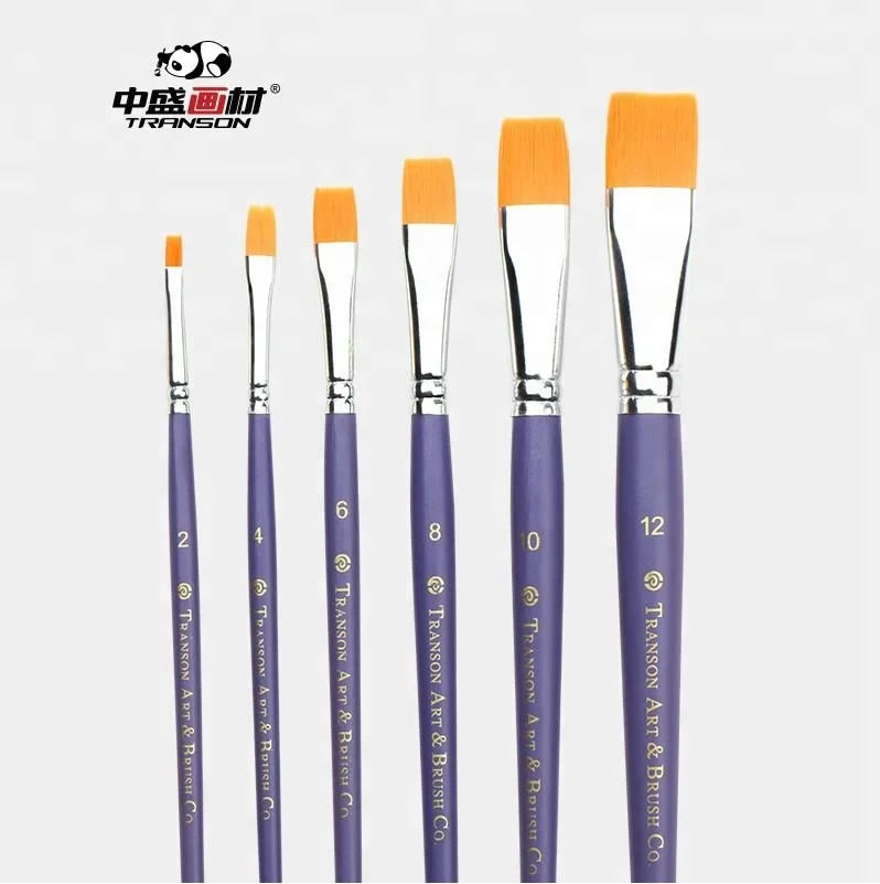 Профессиональные Нейлоновые кисти для волос Transon 810, оптовая продажа, художественная кисть