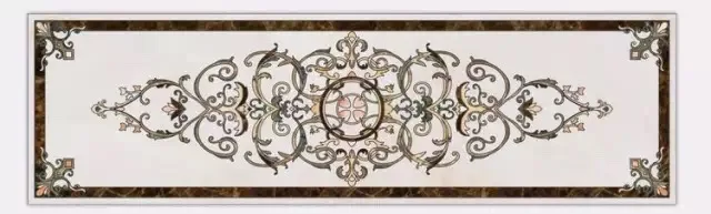 
Mosaic marble flooring border design medallion floor tiles 