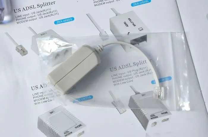 HWSP 168 ADSL Splitter Voice Separator Telephone DSL filter
