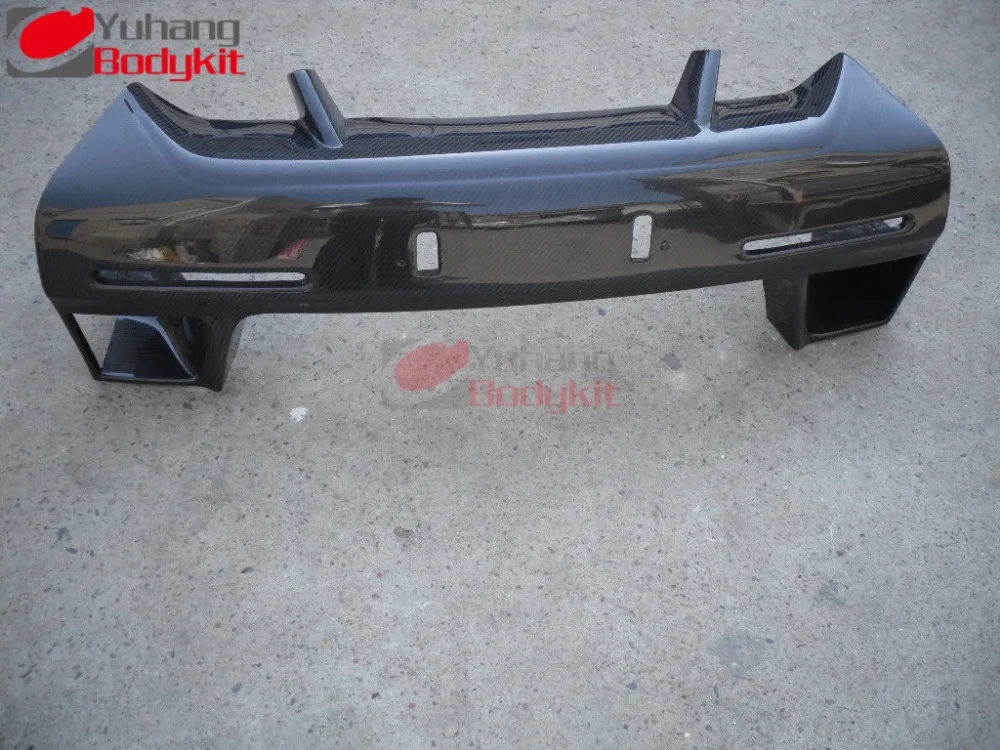 For Skyline R35 GTR CBA OEM Style Carbon Fiber Front Bumper Nose Head Cover