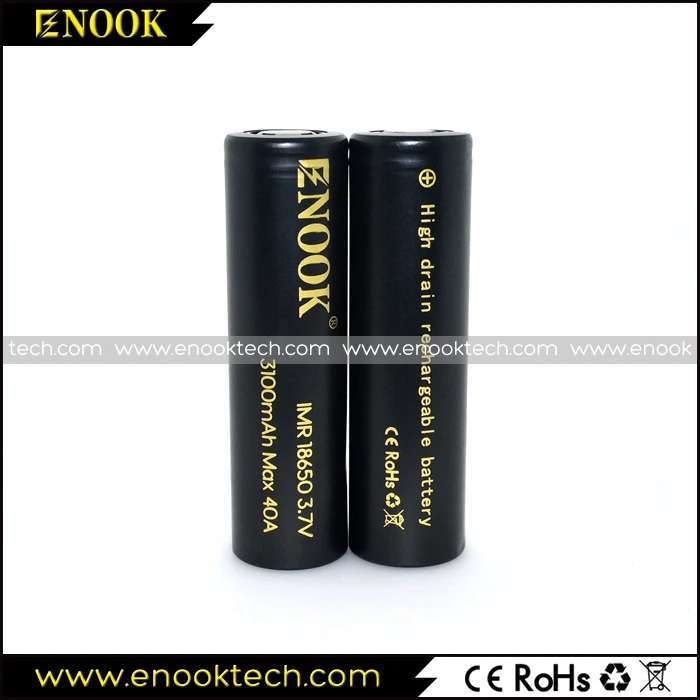 ENOOK 18650 3100mAh 40A rechargeable li-ion polymer battery