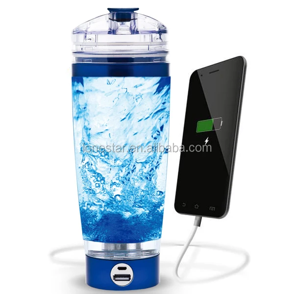 600ml Bpa Free Energy Drink  Protein Shaker Bottle 450ml Lightweight Leak proof Electric Shaker Bottle for Sports