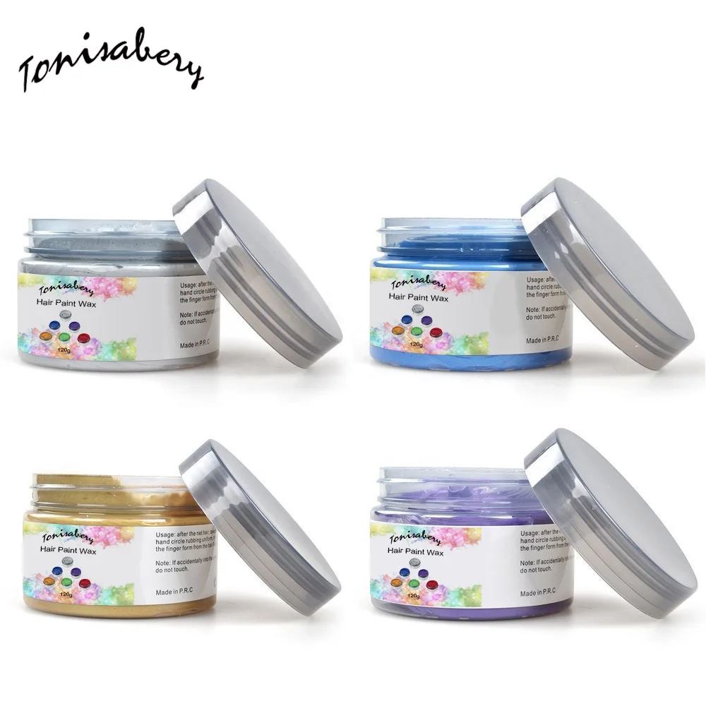 
Grandma grey hair paste color wax 10-color disposable model explosive hairdressing products wholesale OEM label 