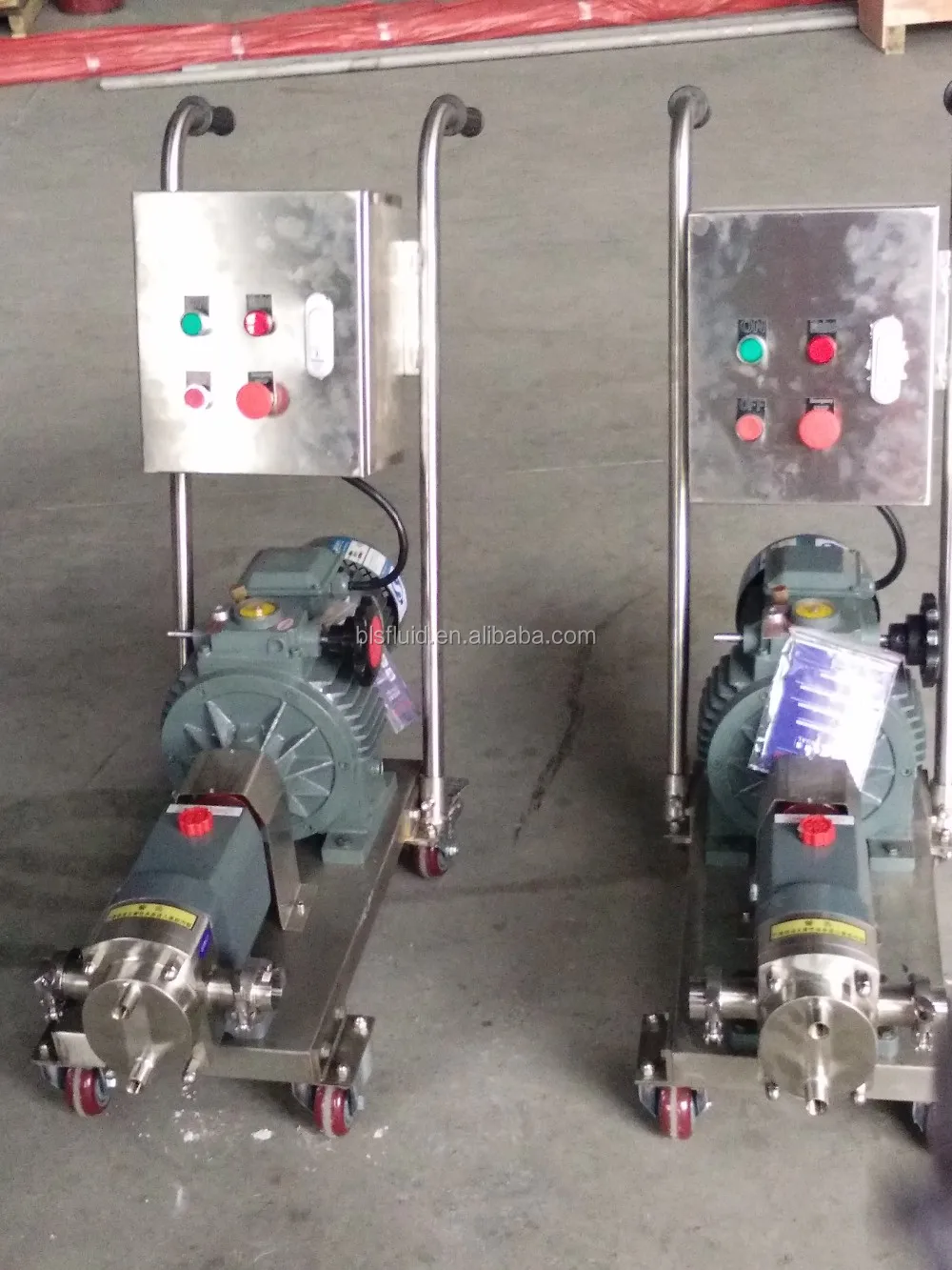Ротационный лопастной насос из нержавеющей стали с переменной скоростью для промышленных пасты жиров смазок и