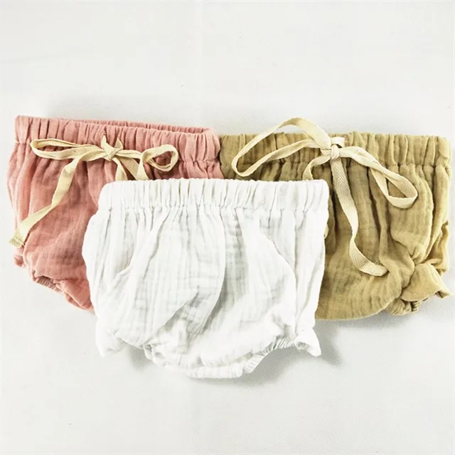 
High quality Baby bloomers wholesale children boutique clothes ruffle baby with lace bloomer 