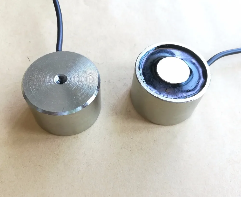 
10kgs force JSP-2525 12V DC Electromagnet coil, flat electromagnet 