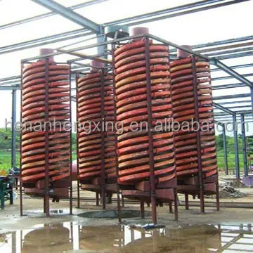 Gravity Separation Mining Machine Spiral Chute For Gold Ore Wash Plant
