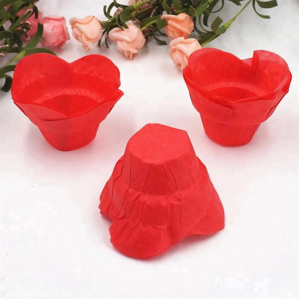 Mini lotus muffin baking cup Cupcake liners Cupcake wrappers Muffin liners 200 count Lotus cup