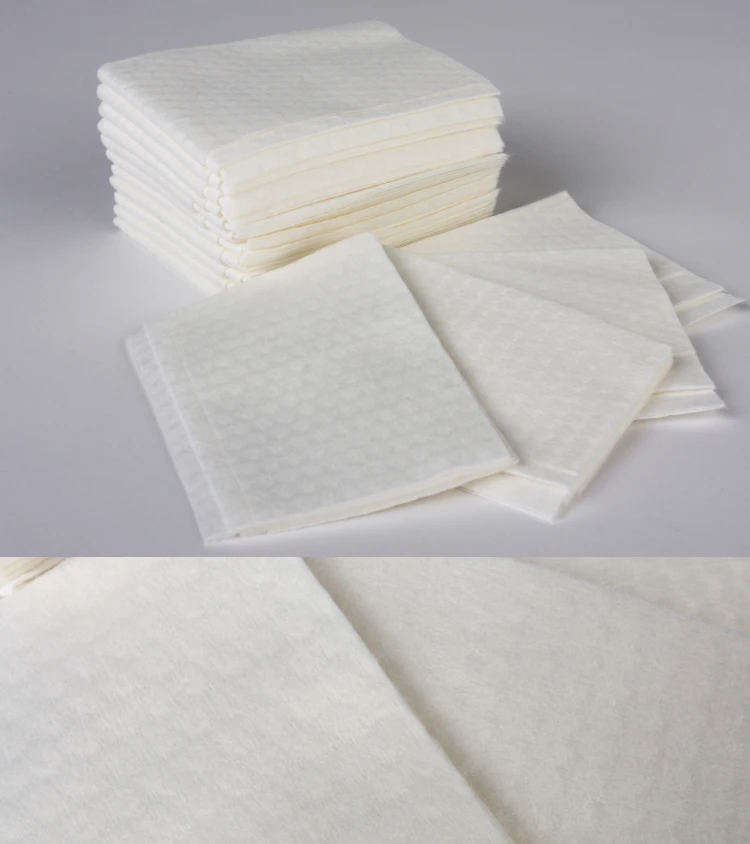 Hot sale cleaning cotton soft white non woven facial disposable towel