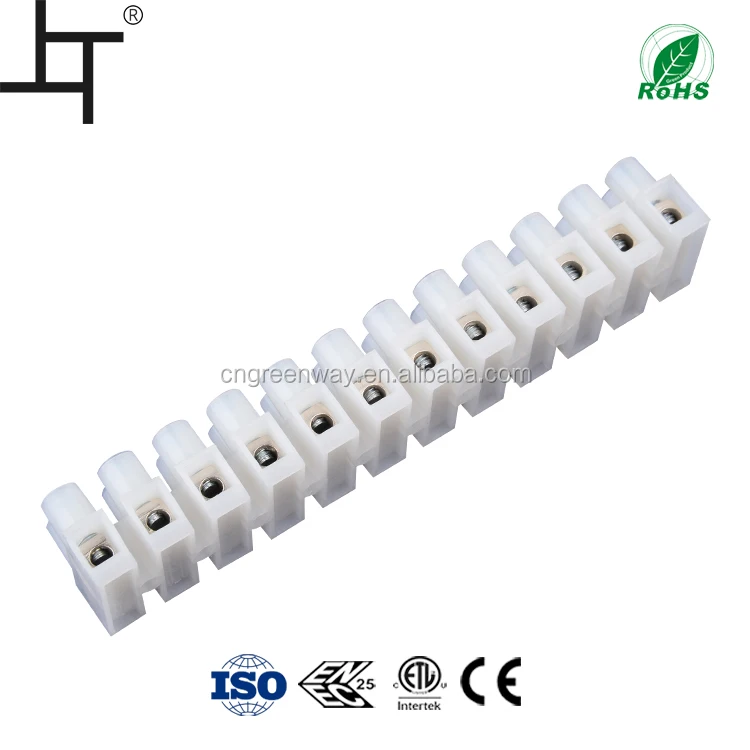 Nylon plastic H type screw terminal block with ENEC25