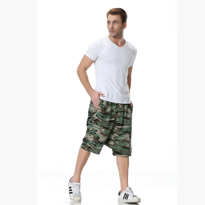 Summer wear shorts harem pants military army camo men bermuda short pants