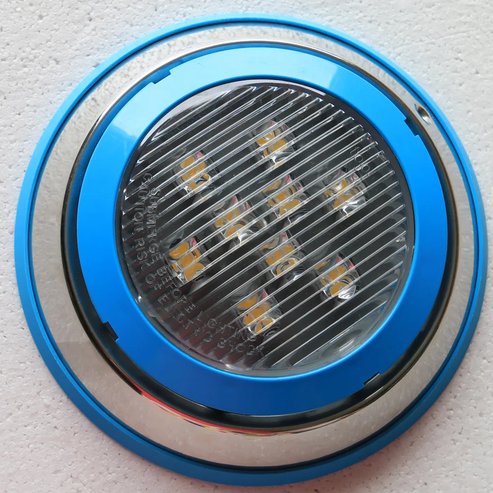 Yuefa 9W Wall Surface Mounted Outdoor Fountain Garden IP68 DMX512 RGB Color Changing LED Underwater Swimming Pool Light