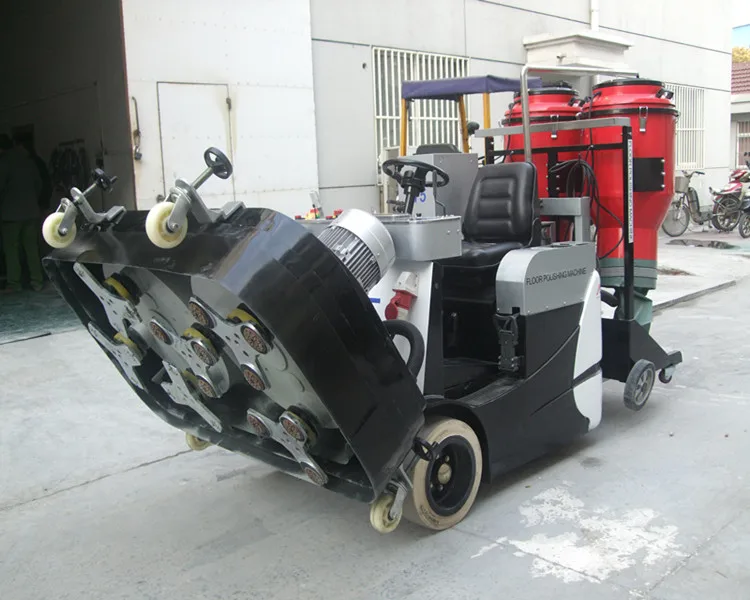 ASL-T15 Big Ride-on Electric Floor Grindeing Machine with Industrial Vacuum Cleaner for large area
