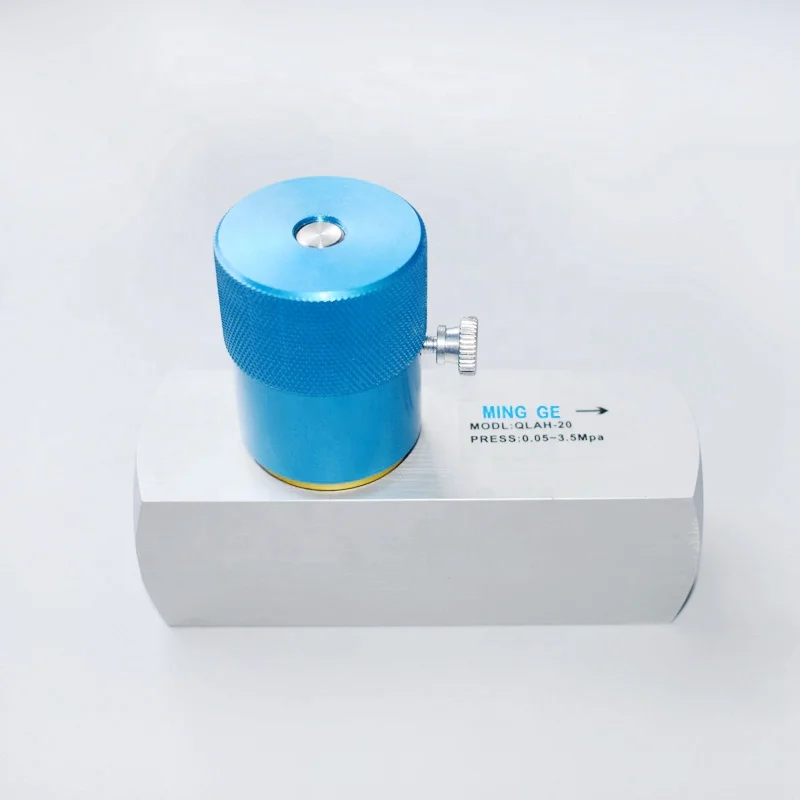 Алюминиевый сплав высокого давления односторонний клапан дроссельной заслонки воздушный обратный клапан для ПЭТ-выдувной пресс-формы QLAH-20 9F1200S