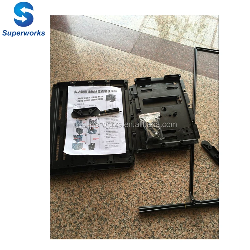 Plastic Basket for tennis ball,tennis ball cart, tennis ball hopper