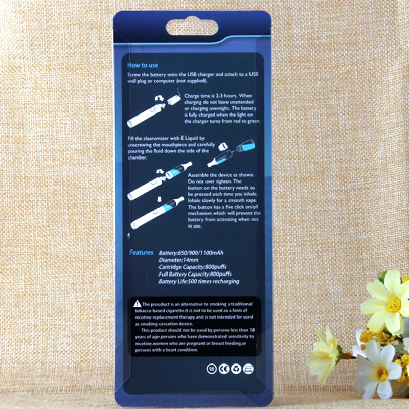 
Max Vapor Electronic Cigarette Wholesale EVOD MT3 1100mah Blister Vapor Starter Kit Hookah Pen 