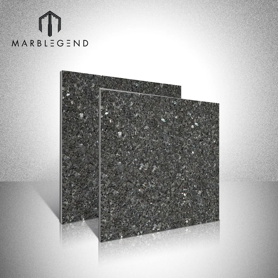 custom modern types well polished blue pearl granite floor tiles