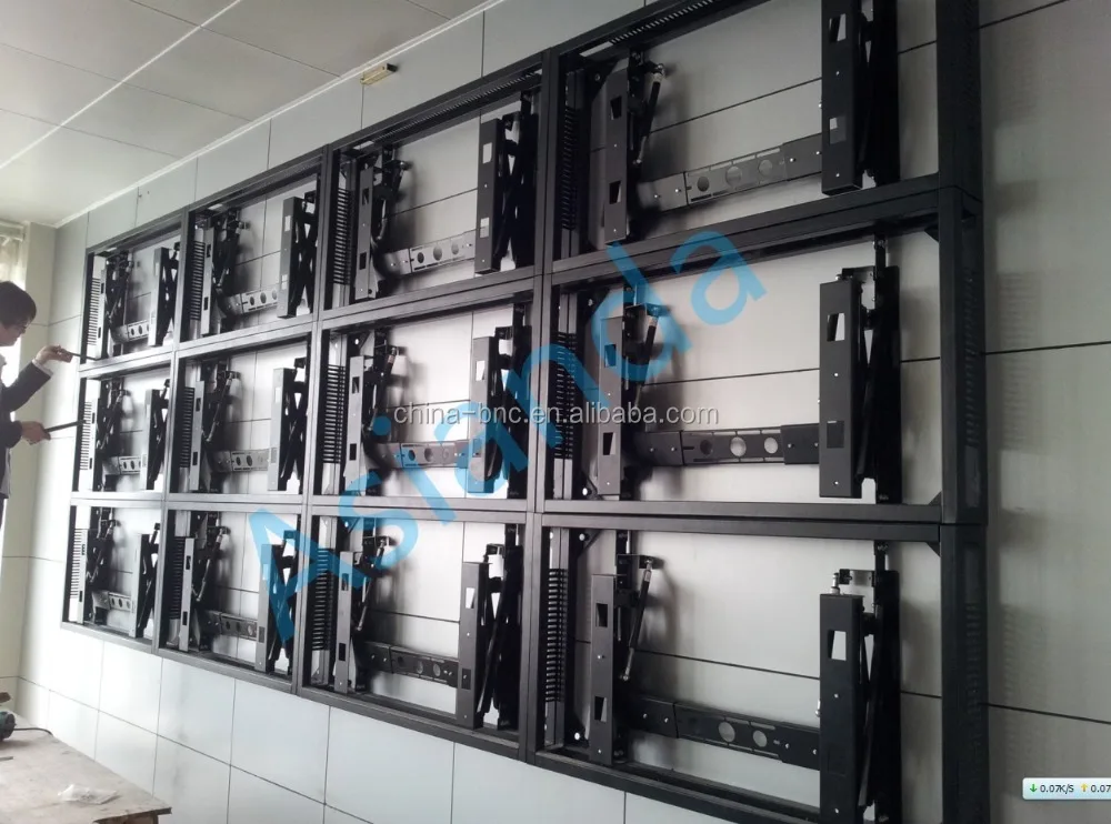 49inch panel 3.5mm narrow bezel UHD resolution lcd video wall monitor 0.88 mm Commercial LCD Screen Display